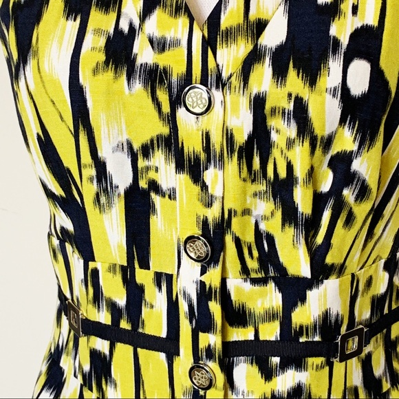 ANTONIO MELANI Silk/Linen Halter Shirtdress Size 6 - Picture 4 of 8